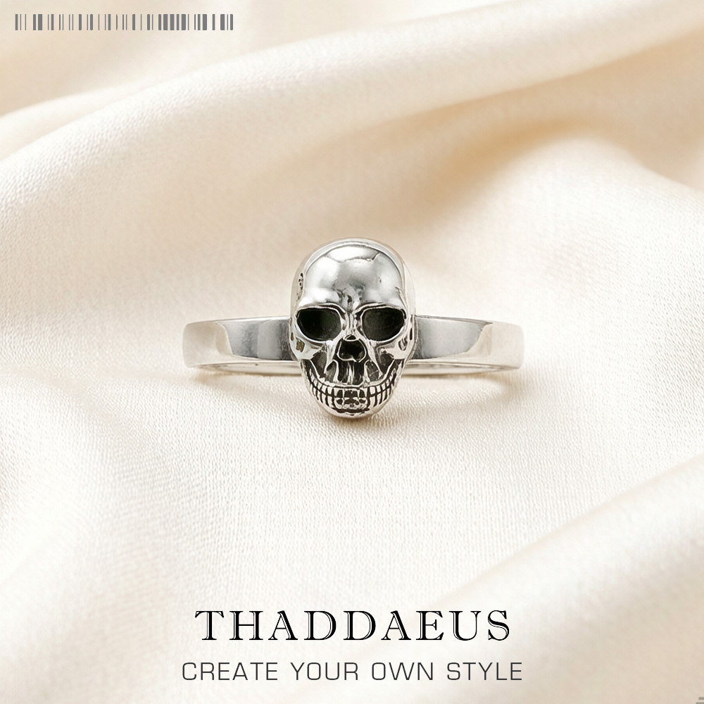 Gothic Skull Ring - Ring Skull Europe Rebel Steet Fine
