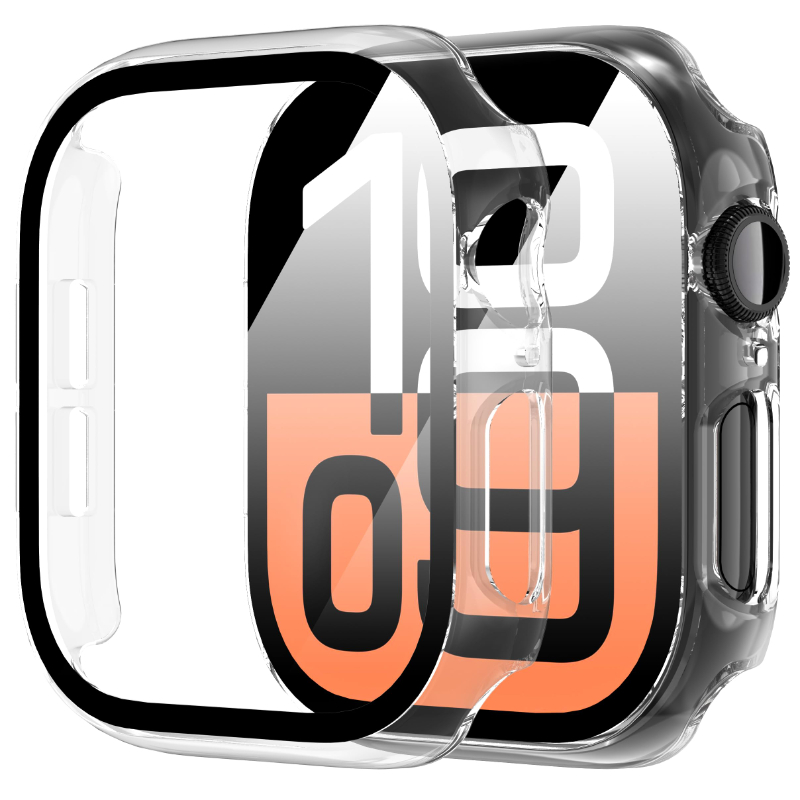 Tempered Glass+Case For Apple  - Jewelry Smart Watches 评论和价格