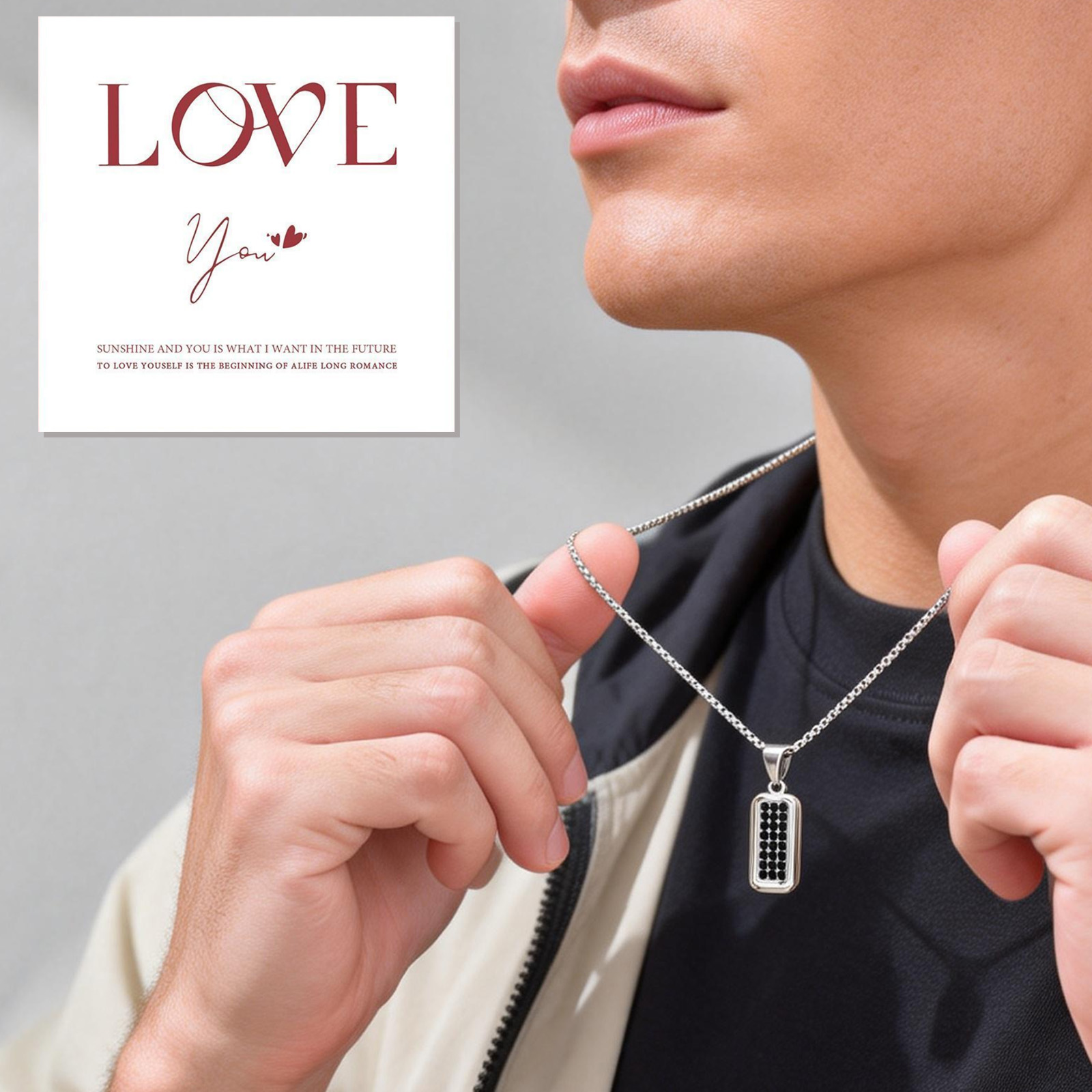 Personalization Dog Tag Neckla - Mens Dog Tag Necklace 评论和价格