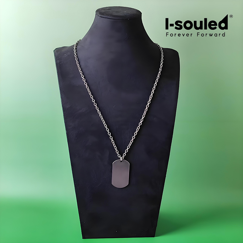 Titanium Dog Tag Necklace for  - Mens Dog Tag Necklace 评论和价格