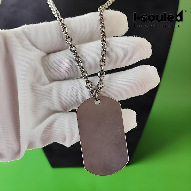 Titanium Dog Tag Necklace for  - Mens Dog Tag Necklace 评论和价格
