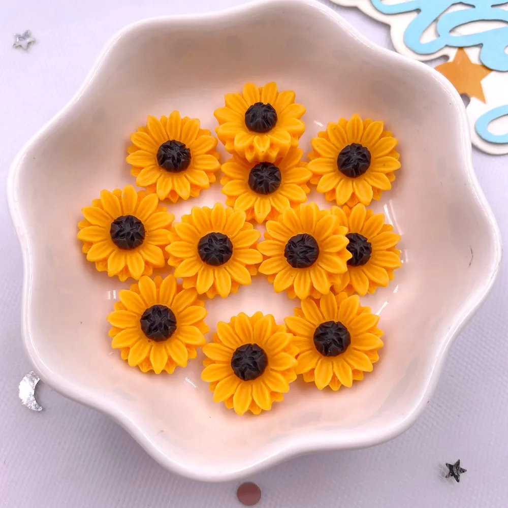 30Pcs Resin Colorful 15mm Sunf - Paradise Jewelry & Watches Llc Photos 评论和价格