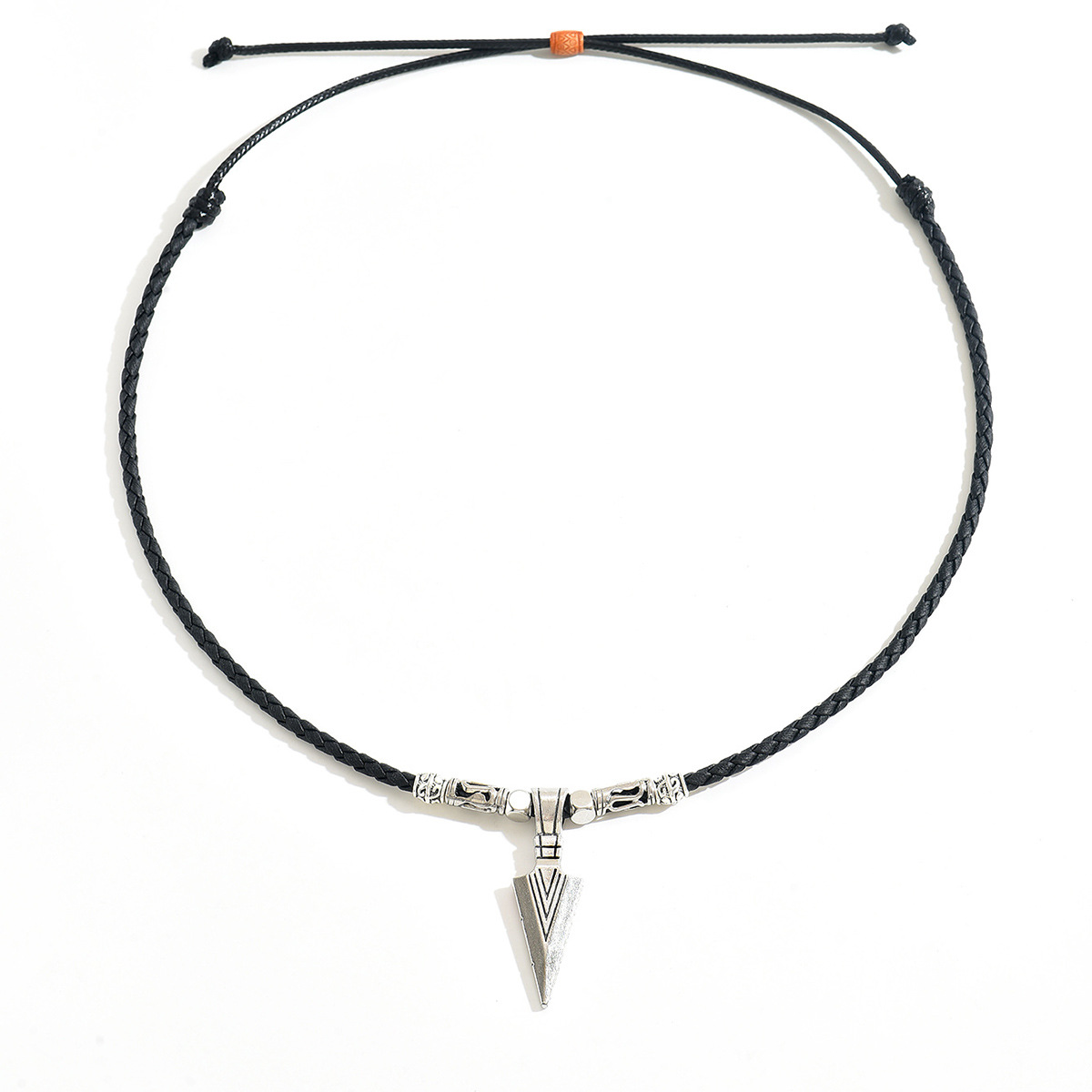 1PC Men's retro artificial lea - Mens Dog Tag Necklace 评论和价格