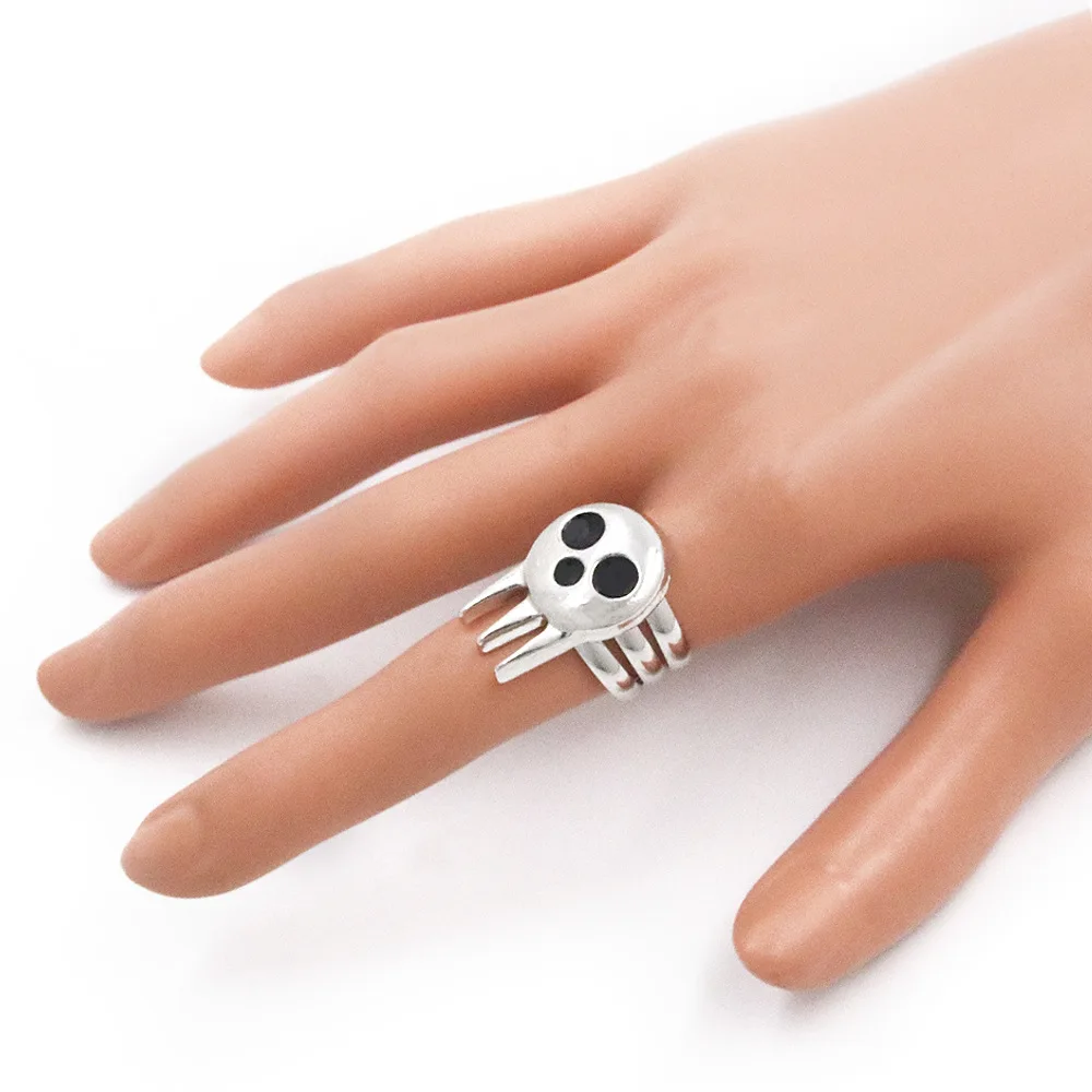 Anime Soul Eater Death the Kid - Gothic Skull Ring 评论和价格