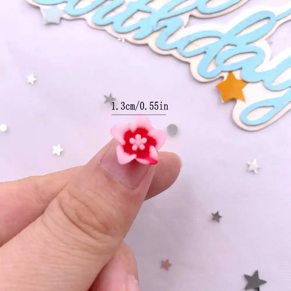50pcs Resin 13mm Colorful 3D M - Paradise Jewelry & Watches Llc Photos 评论和价格
