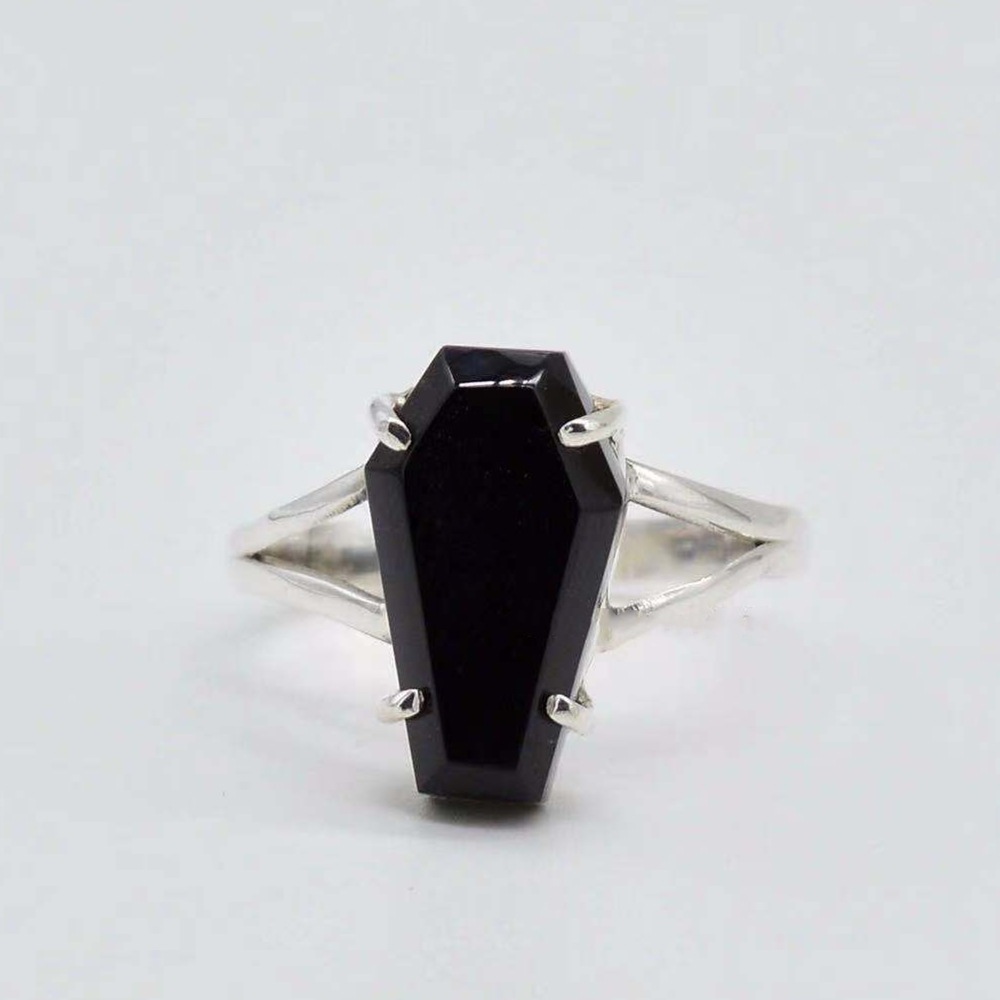 Vintage Vampire Halloween Punk - Gothic Skull Ring 评论和价格