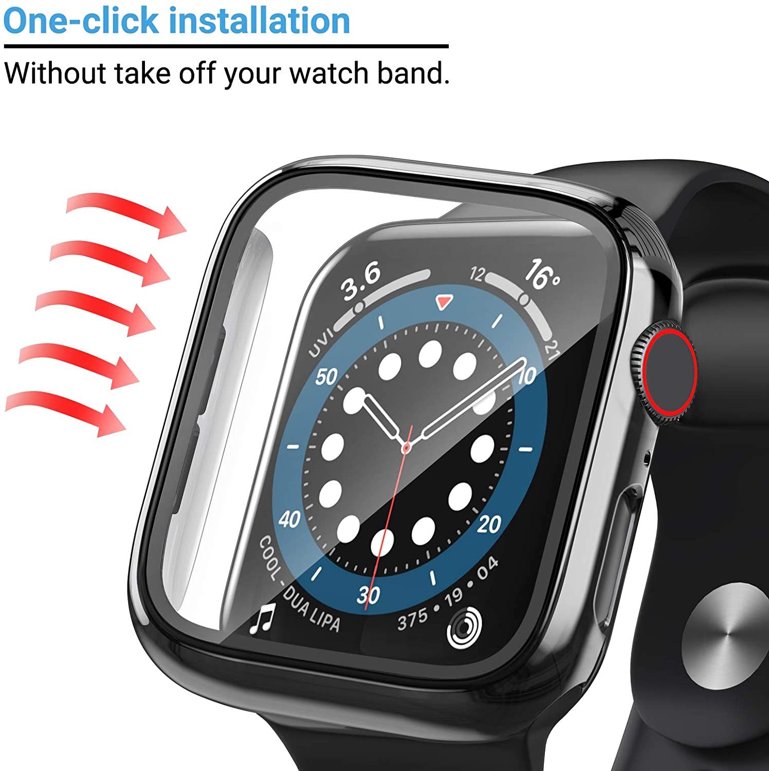 Glass+cover For Apple Watch Ca - Jewelry Smart Watches 评论和价格