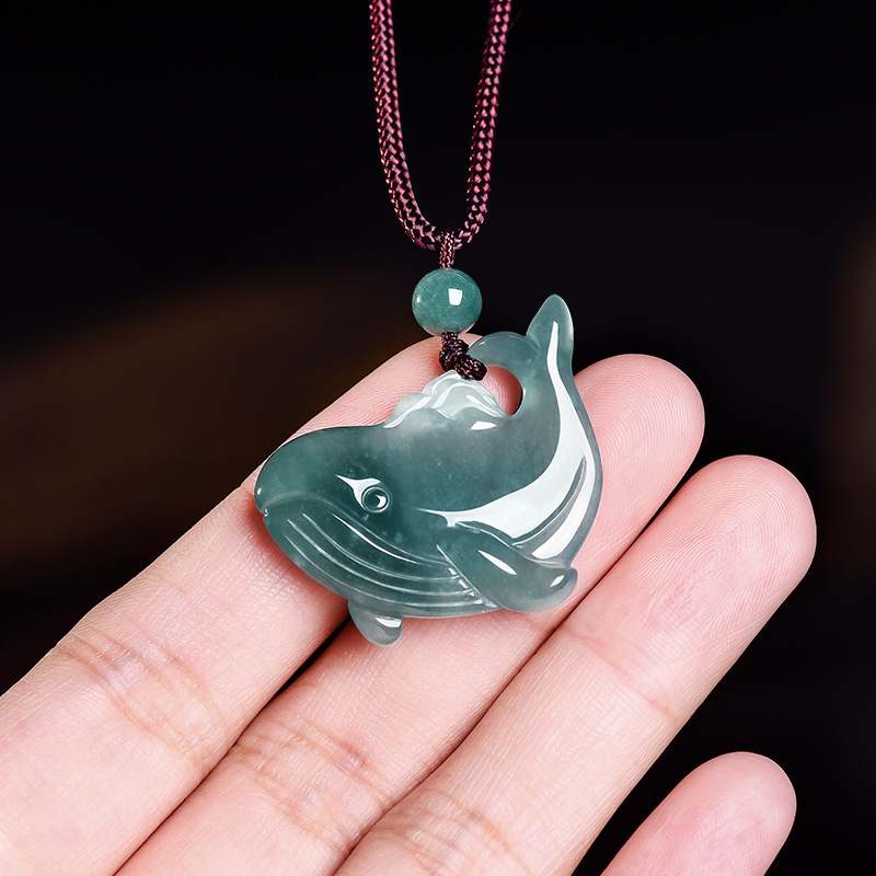 Natural Burmese Jadeite Whale  - Jewelry & Watches Vitopoulos Reviews 评论和价格