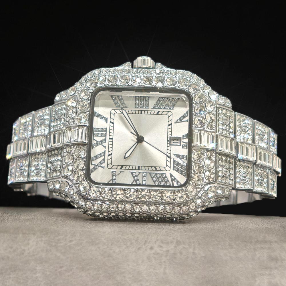 Luxury Diamond Watch For Men B - Jewelry And Watches Luxury Brand 评论和价格