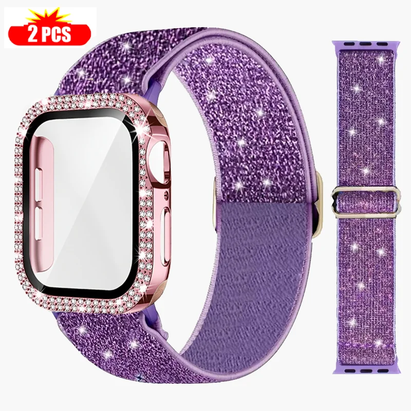 Band+Case for Apple Watch 45mm - Jewelry Smart Watches 评论和价格