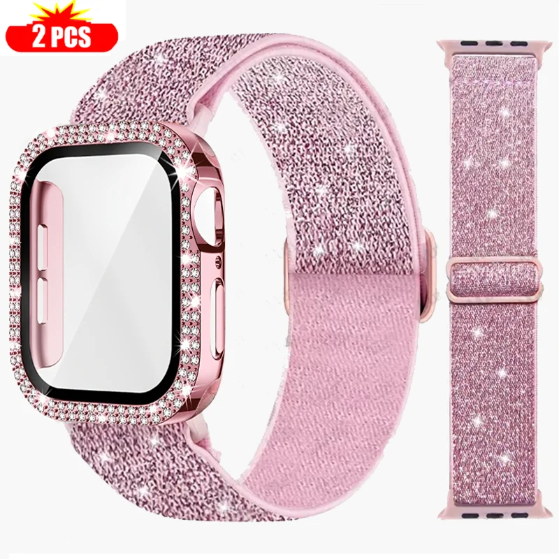 Band+Case for Apple Watch 45mm - Jewelry Smart Watches 评论和价格