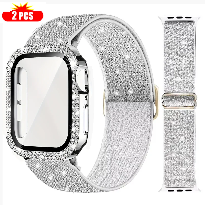 Band+Case for Apple Watch 45mm - Jewelry Smart Watches 评论和价格