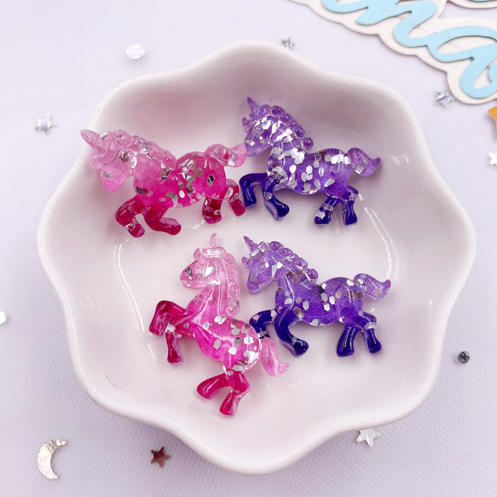 6PCS Colorful Resin Glitter 3D - Paradise Jewelry & Watches Llc Photos 评论和价格