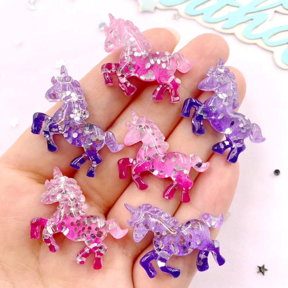 6PCS Colorful Resin Glitter 3D - Paradise Jewelry & Watches Llc Photos 评论和价格