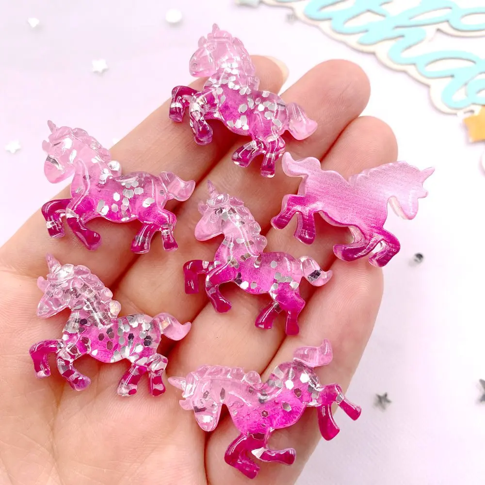 6PCS Colorful Resin Glitter 3D - Paradise Jewelry & Watches Llc Photos 评论和价格
