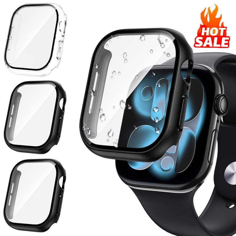 3pcs Glass+Cover For Apple Wat - Jewelry Smart Watches 评论和价格