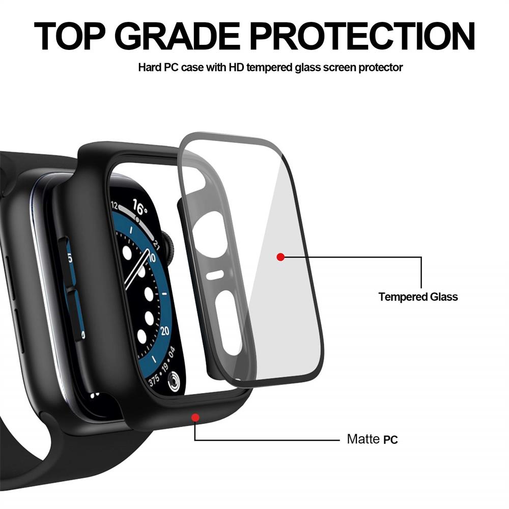 Glass+Cover For Apple Watch ca - Jewelry Smart Watches 评论和价格