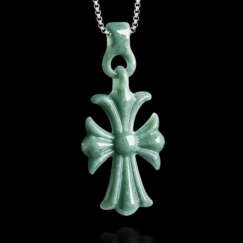 Natural Burmese Jadeite Cross  - Jewelry & Watches Vitopoulos Reviews 评论和价格