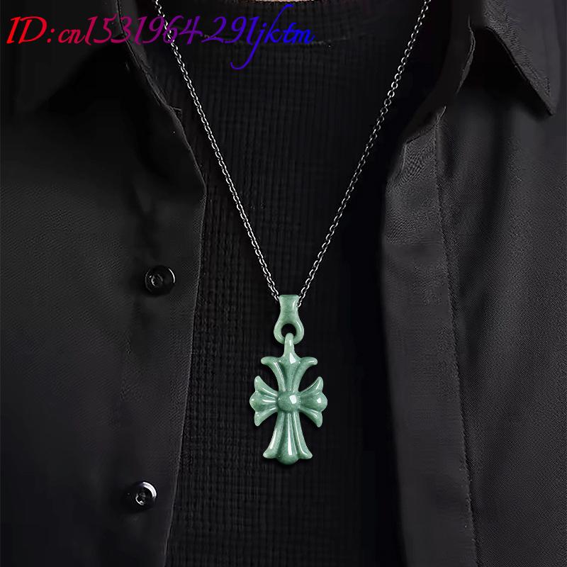 Natural Burmese Jadeite Cross  - Jewelry & Watches Vitopoulos Reviews 评论和价格
