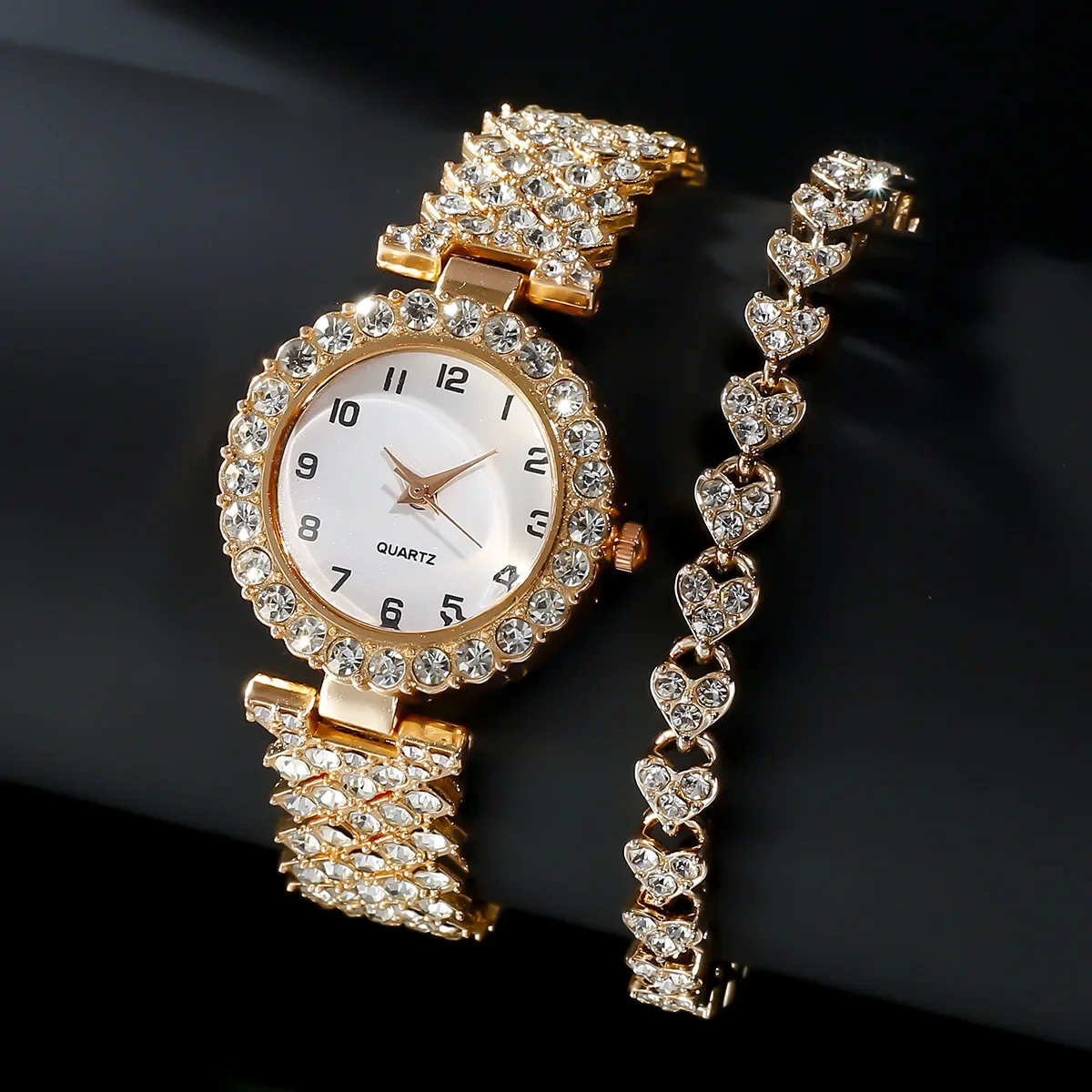 1pcs/2pcs Luxury Fashion Women - Jewelry Watch Making 评论和价格