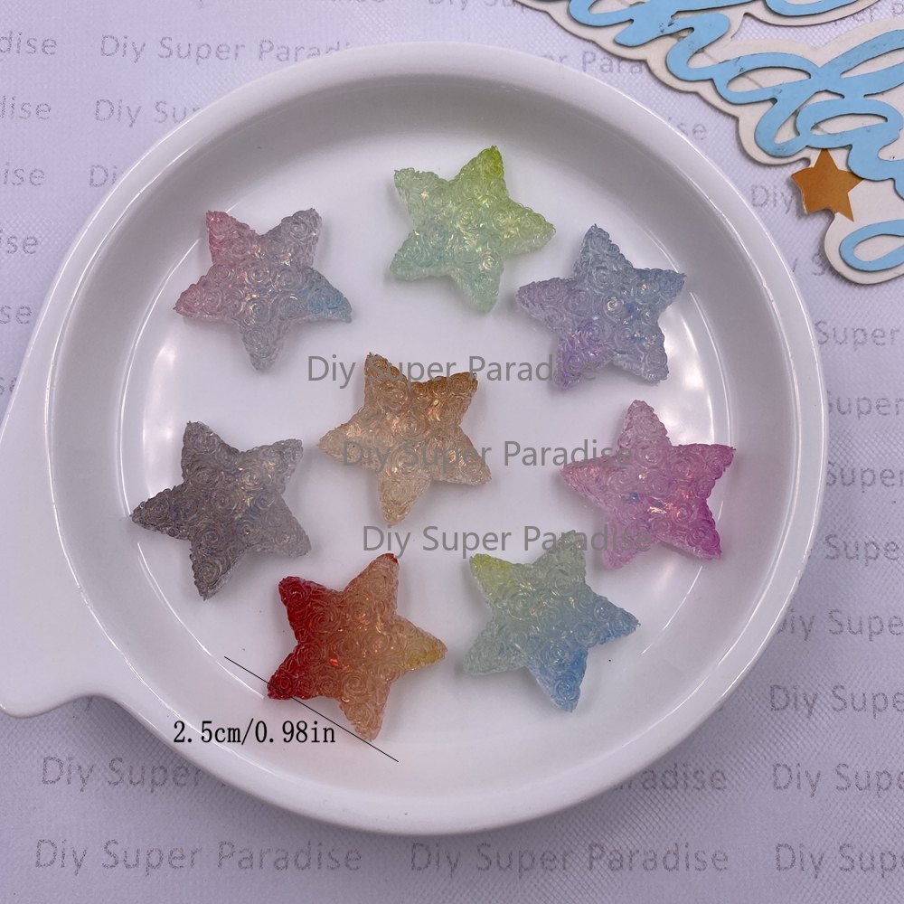 10PCS Resin Clear Candy Color  - Paradise Jewelry & Watches Llc Photos 评论和价格