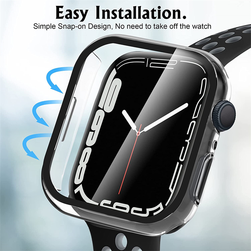 Glass+Cover For Apple Watch Ca - Jewelry Smart Watches 评论和价格