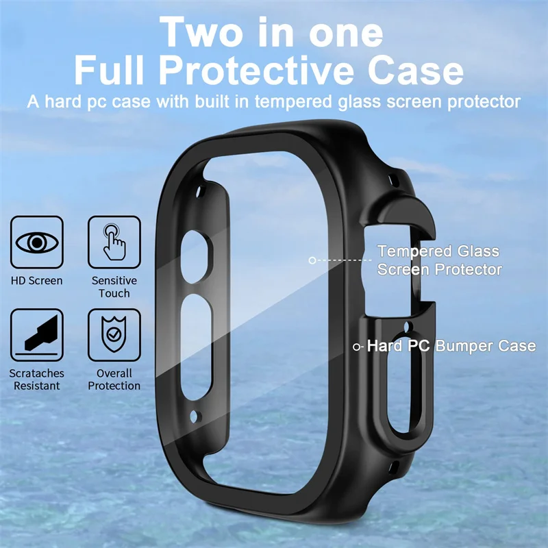 Glass+case For Apple Watch Ult - Jewelry Smart Watches 评论和价格
