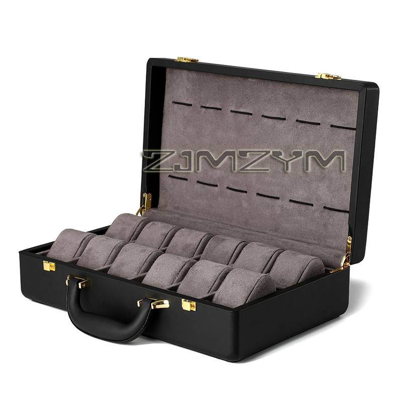 12 Slots Watch Box Mens Watche - Watch Display Box 评论和价格