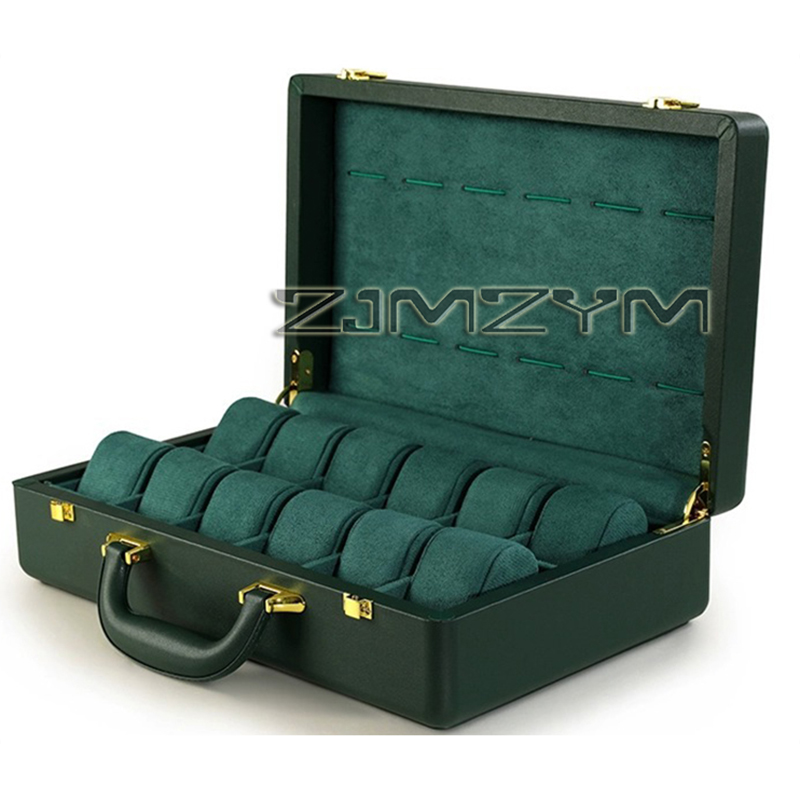 12 Slots Watch Box Mens Watche - Watch Display Box 评论和价格
