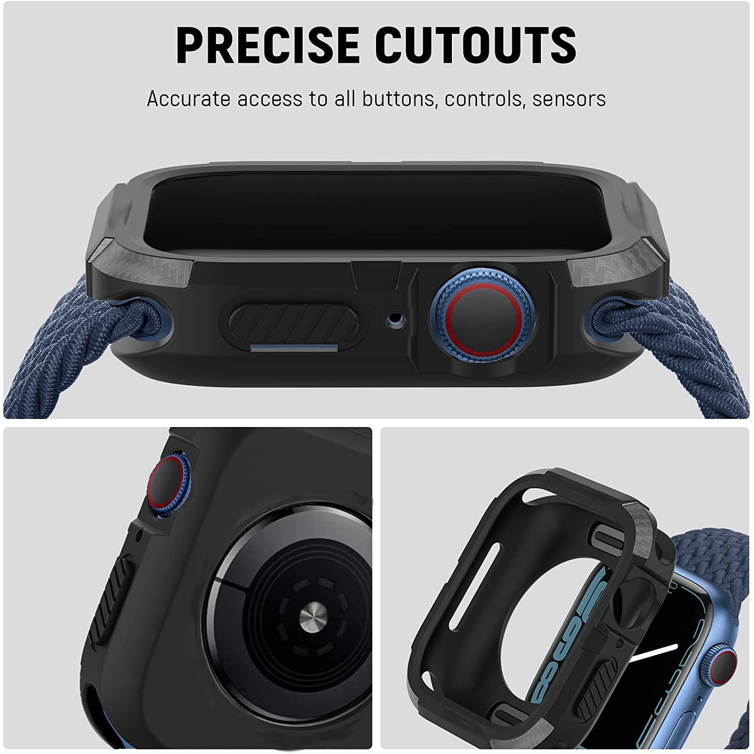 Rugged Cover for Apple Watch C - Jewelry Smart Watches 评论和价格
